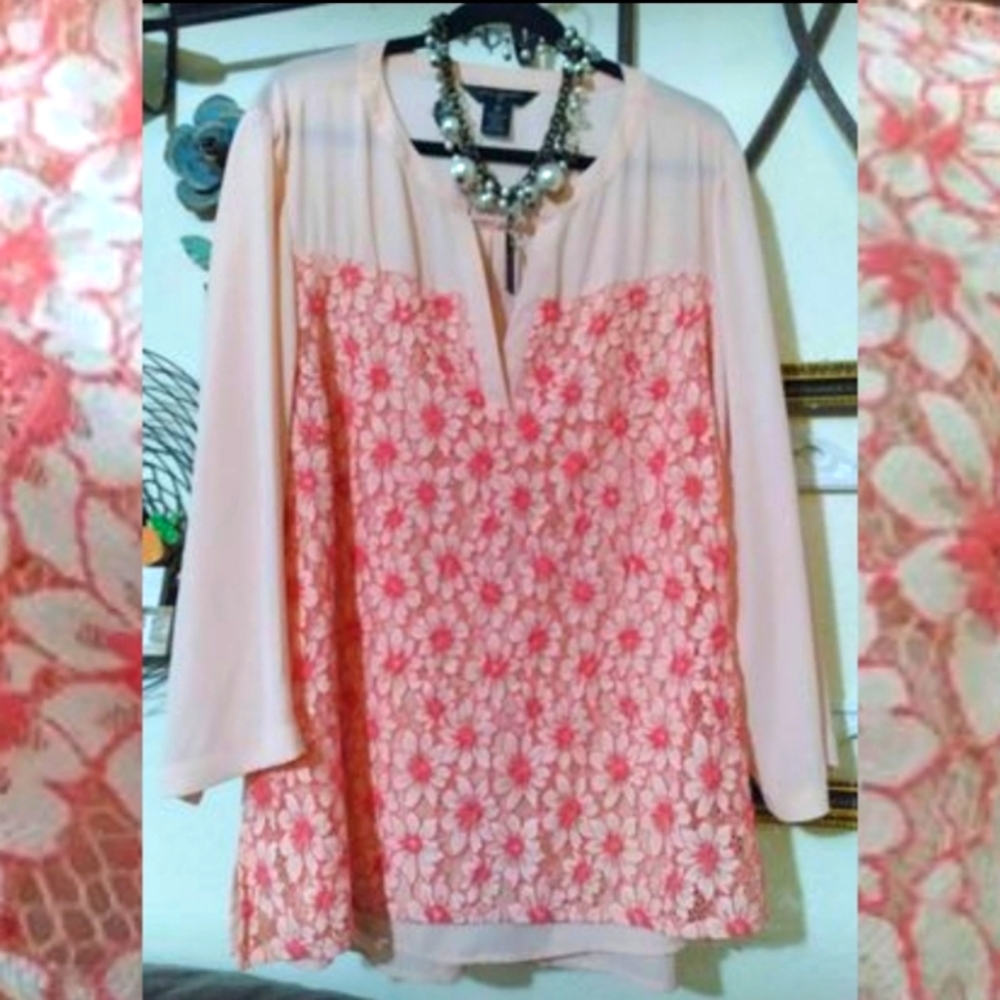 Investments Gorgeous Womens Plus Size Sheer Top, Lowest Price Thx!